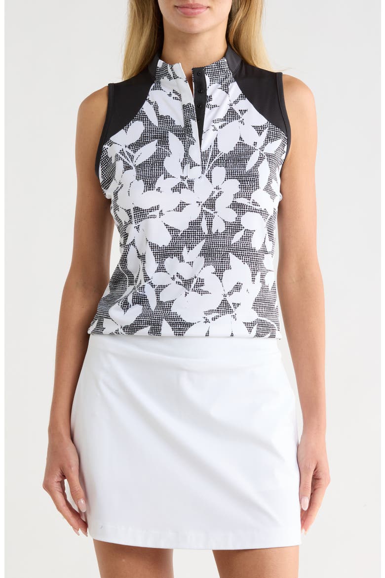 Textured Abstract Tank, Main, color, CAVIAR