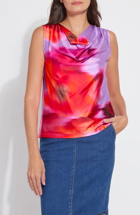 Rosario Draped Satin Top
