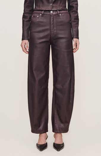 Miro Coated High Waist Barrel Jeans