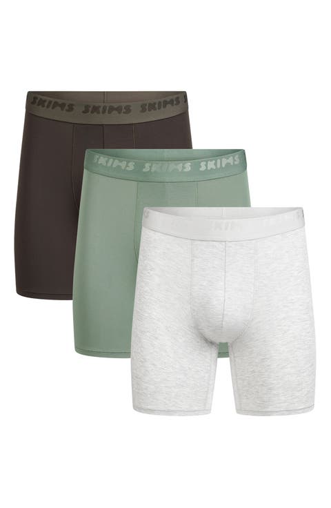 3-Pack 3-Inch Stretch Modal Boxer Briefs (Regular & Big)