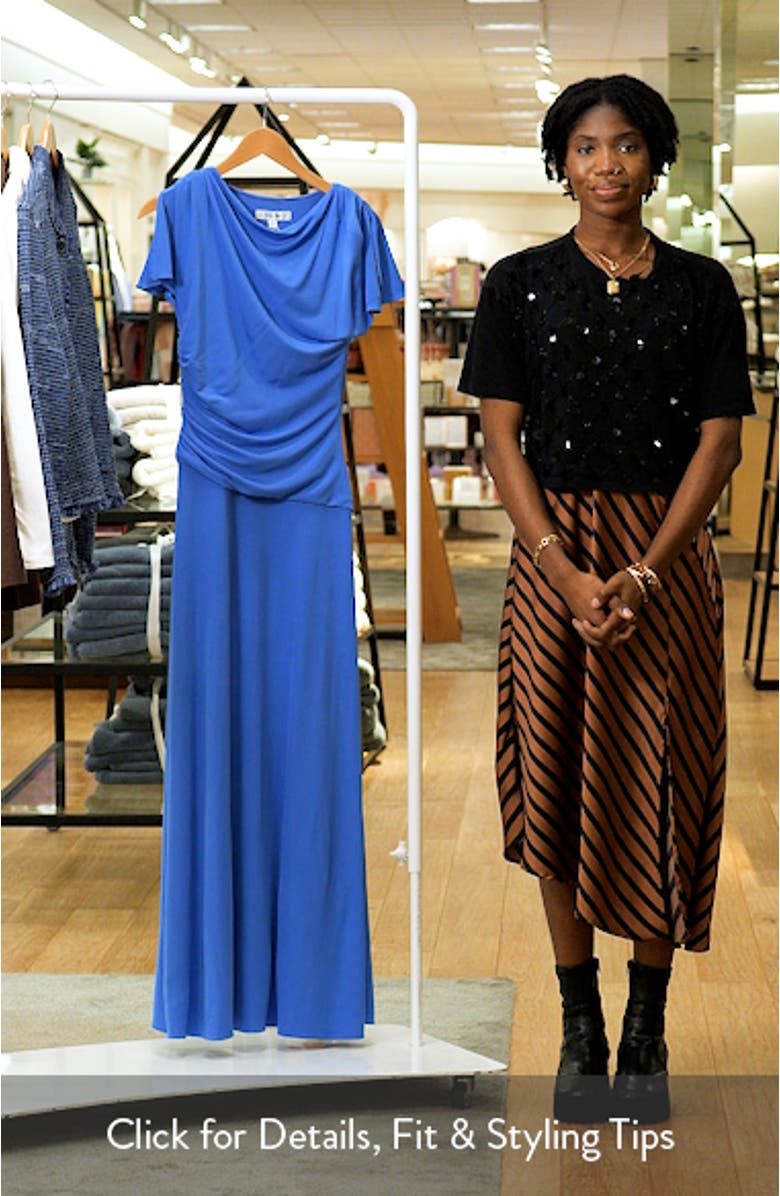 Gemini Jersey Maxi Dress, sales video thumbnail