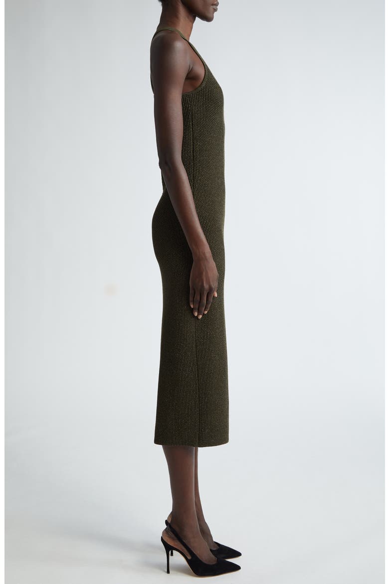Two-Layer Stretch Mesh Dress, Alternate, color, CYPRESS