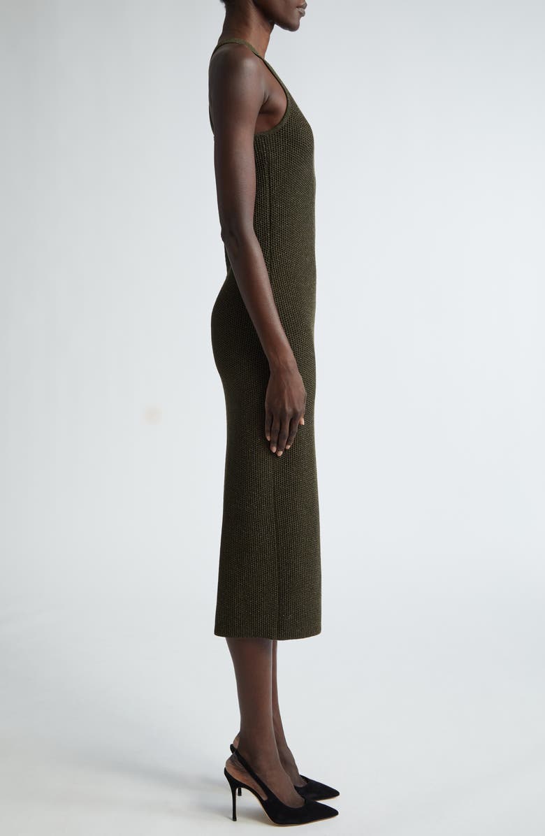 ST. JOHN Two-Layer Stretch Mesh Dress, Alternate, color, 