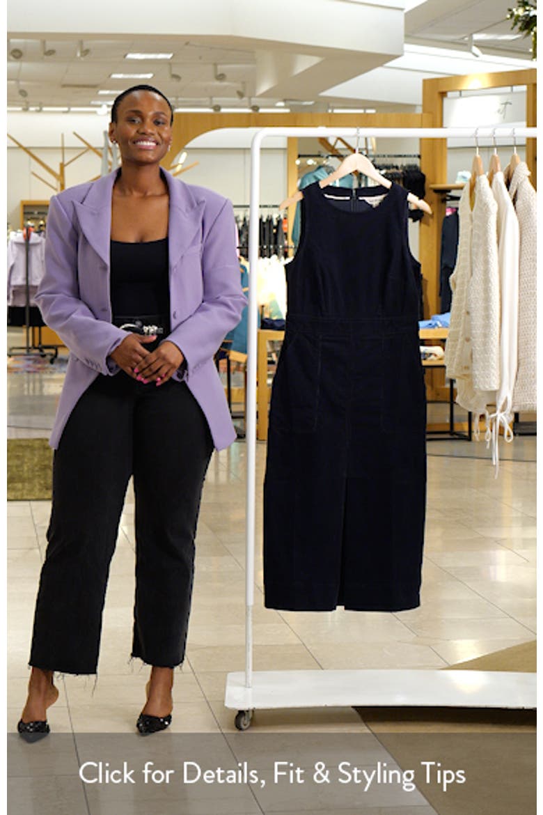 Ula Sleeveless Corduroy Midi Dress video