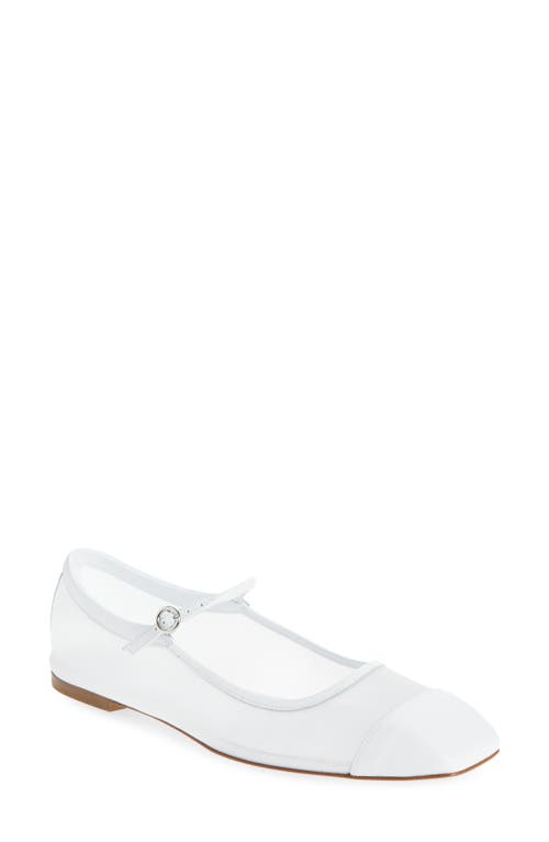Aeyde Uma Mary Jane Cap Toe Flat