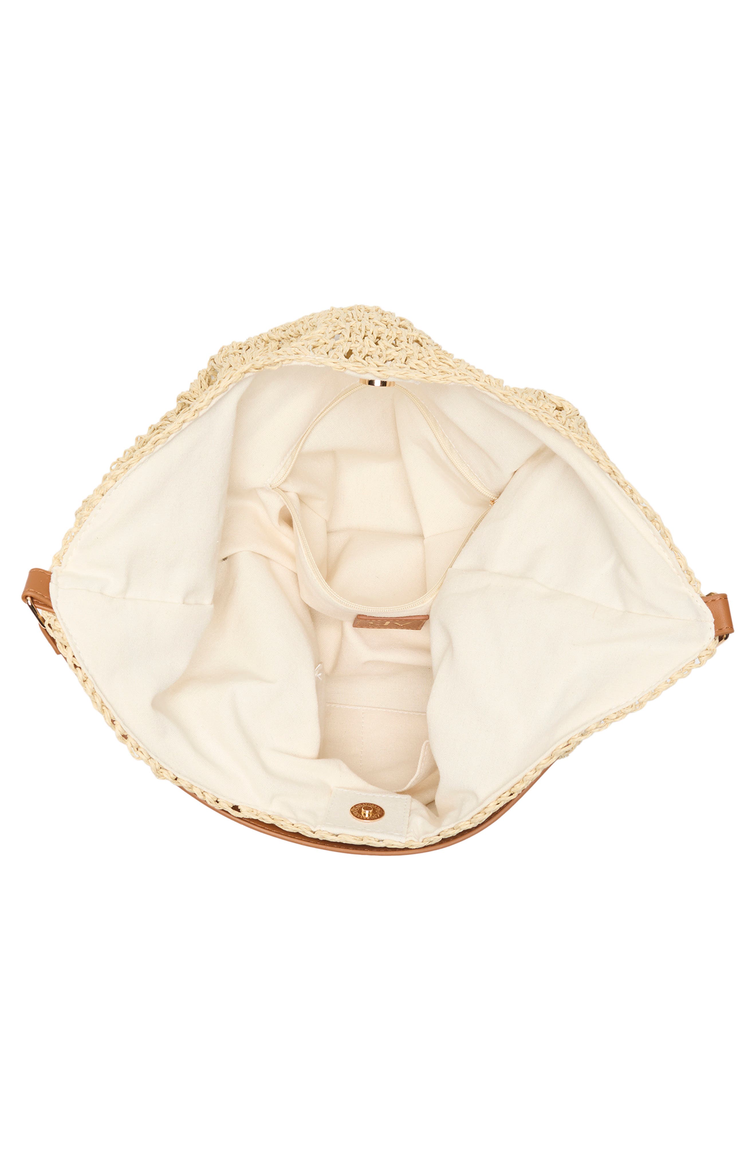 Dolce Vita Bloom Straw Shoulder Bag, Alternate, color, Natural