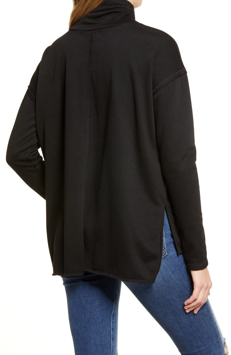 Treasure & Bond Cowl Tie Neck Sweatshirt, Alternate, color, 