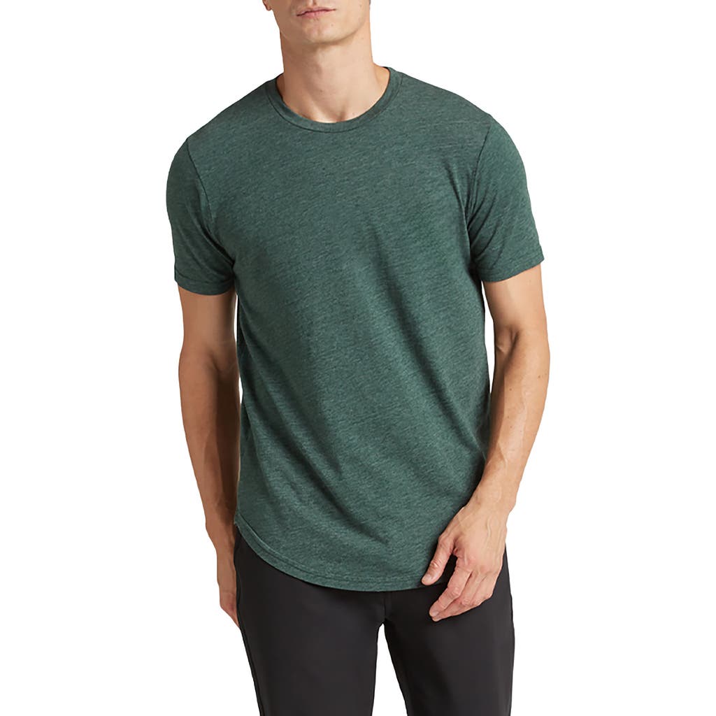 Goodlife Scallop Crewneck T-Shirt in Evergreen