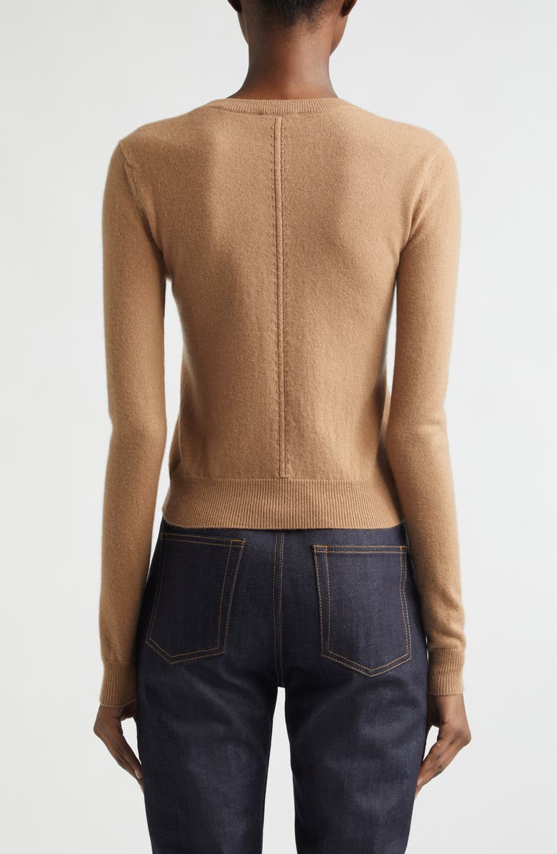 Saint Laurent Cashmere Sweater, Alternate, color, Camel