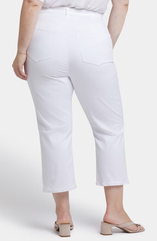 Nydj Joni High Waist Capri Jeans In Optic White