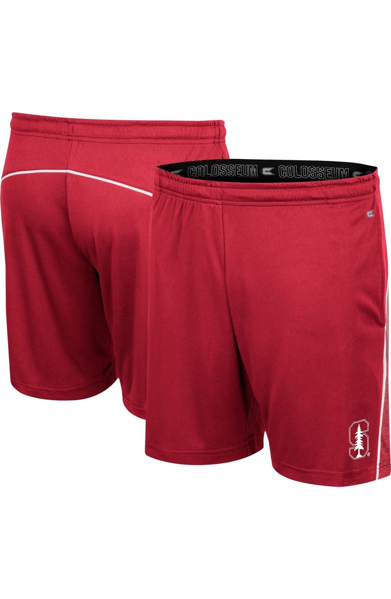 COLOSSEUM Men's Colosseum Cardinal Stanford Cardinal Laws of Physics Shorts, Main, color, Cardinal