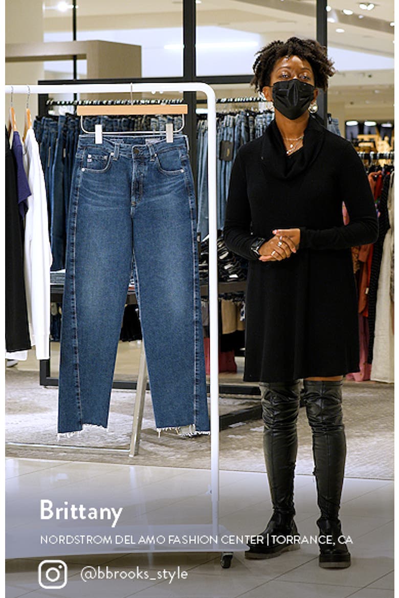 Twisted Alexis High Waist Raw Hem Jeans video