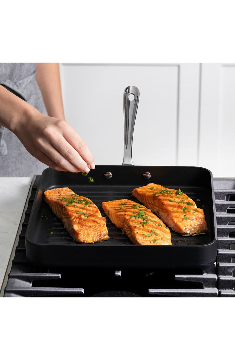 All-Clad HA1 Expert Hard Anodized Nonstick 11 inch Grill Pan, Alternate, color, 