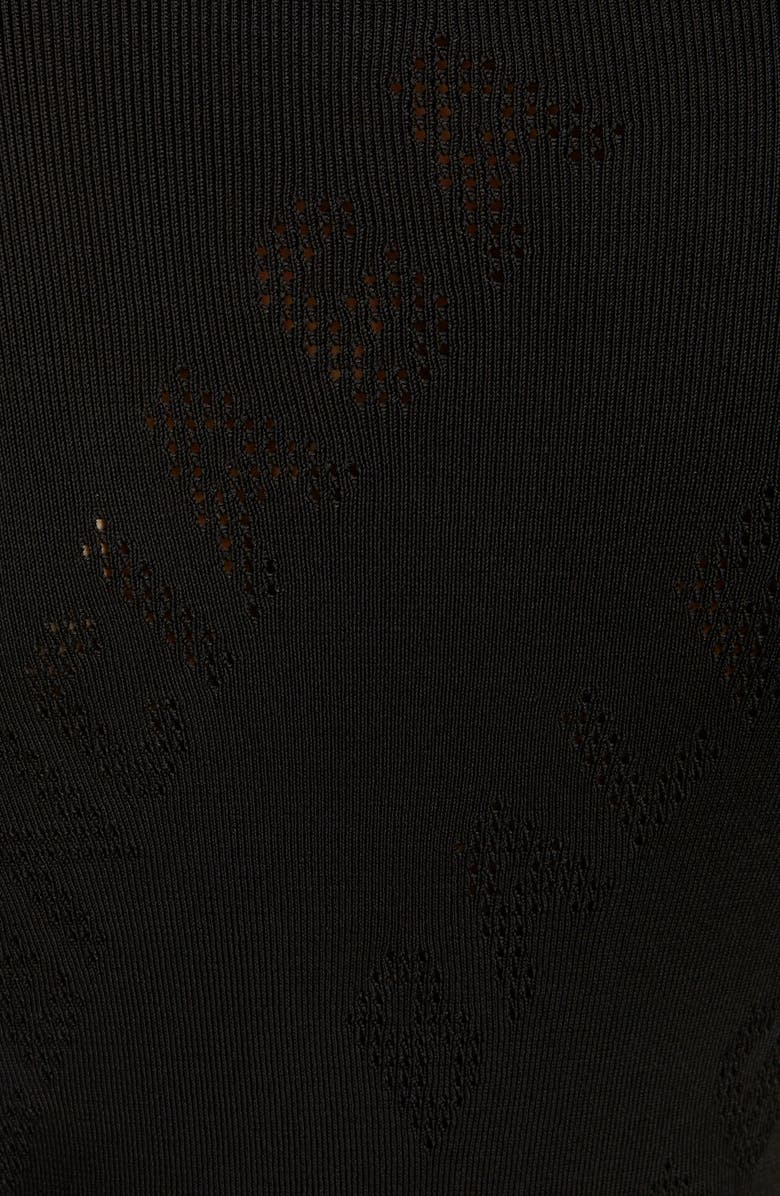 Balenciaga Pointelle Logo Sweater, Alternate, color,