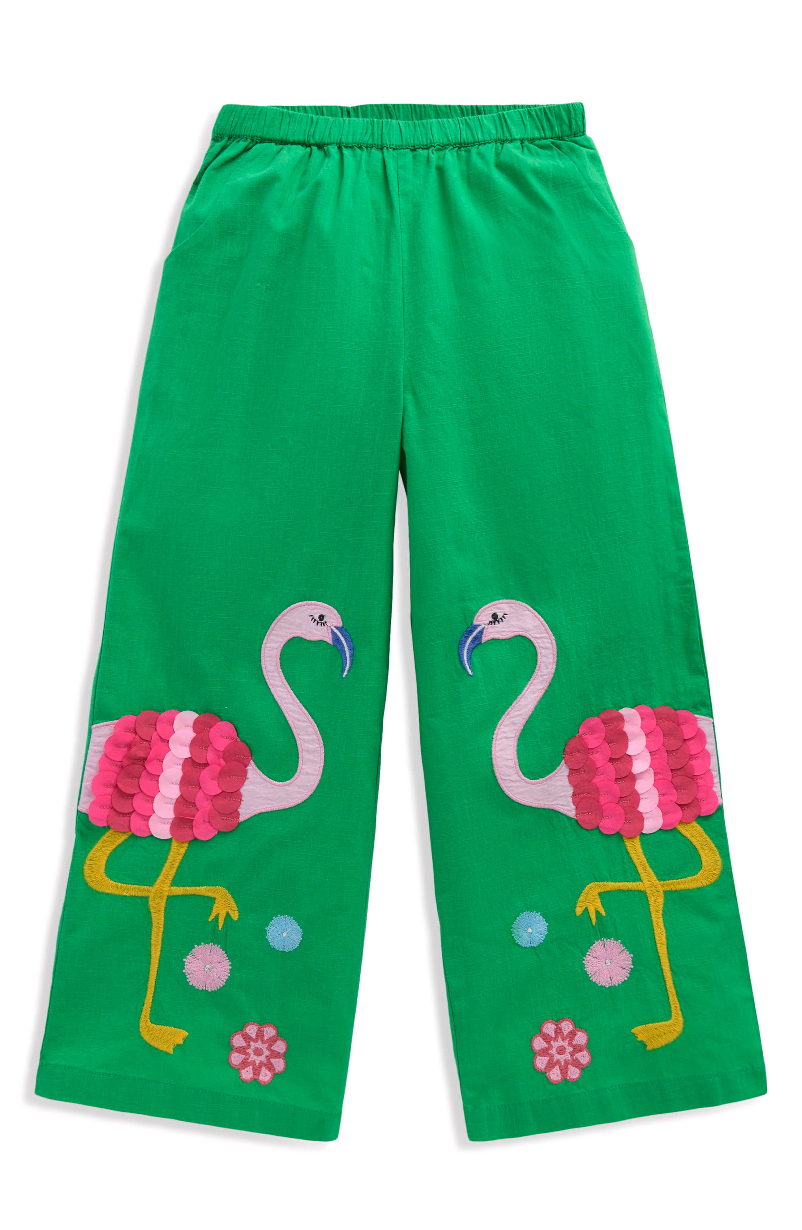 selected GREEN FLAMINGOS