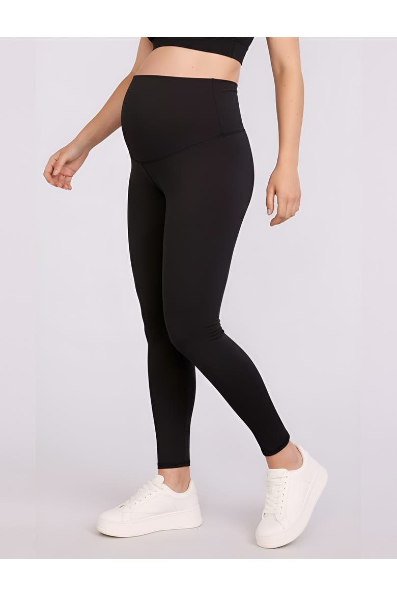 Active Over the Belly Maternity Leggings, Alternate, color, Black