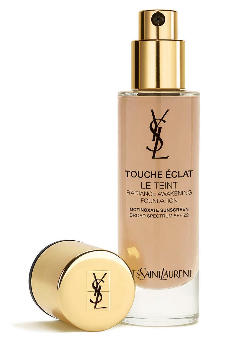 Touche Éclat Le Teint Radiant Liquid Foundation with SPF 22, Alternate, color, B50 HONEY