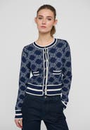 Dea Kudibal Sculpted Jacquard Button Cardigan