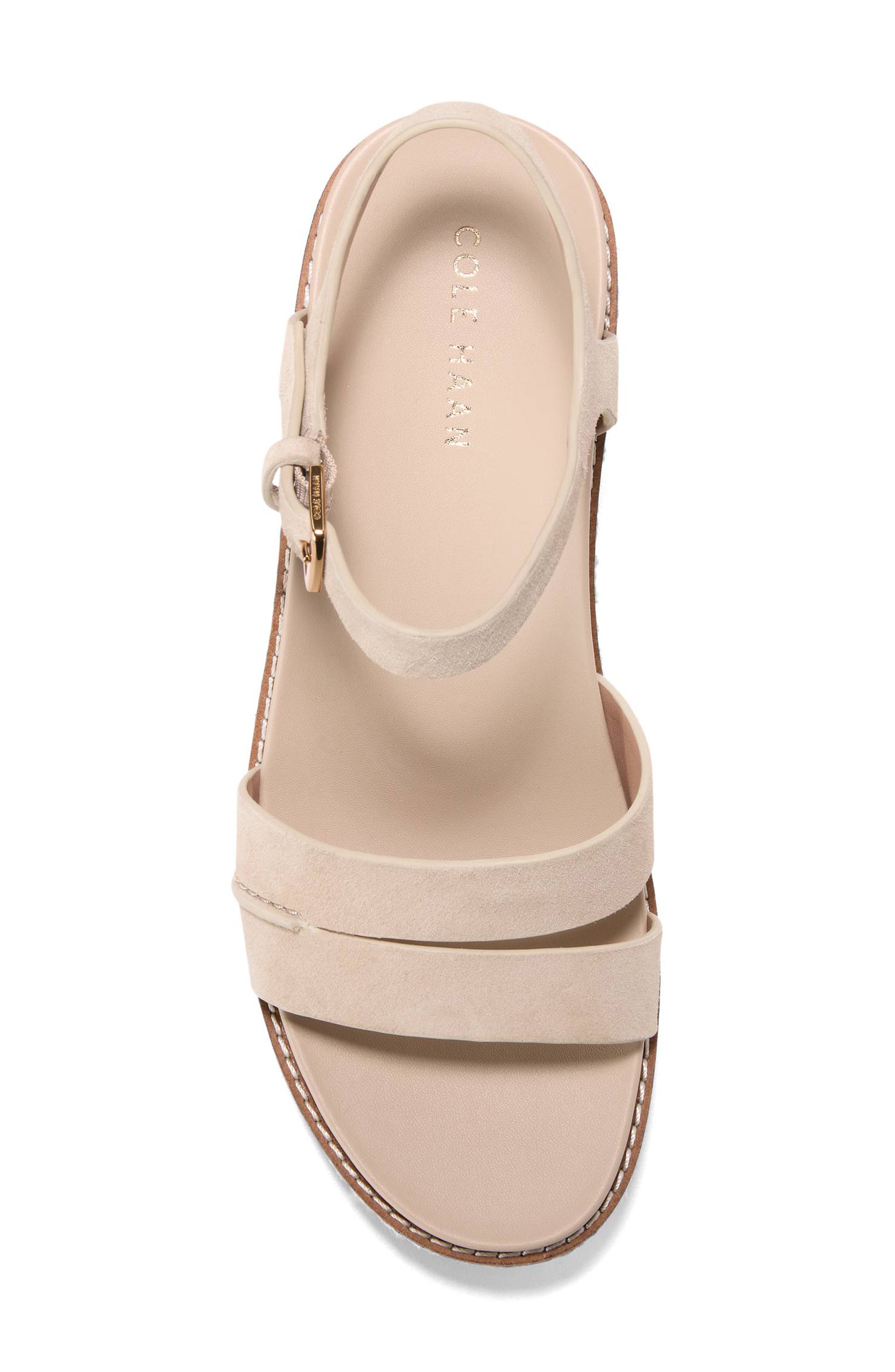 Ronnie Cloudfeel Espadrille Platform Wedge Sandal, Alternate, color, LIGHT SESAME/ NATURAL