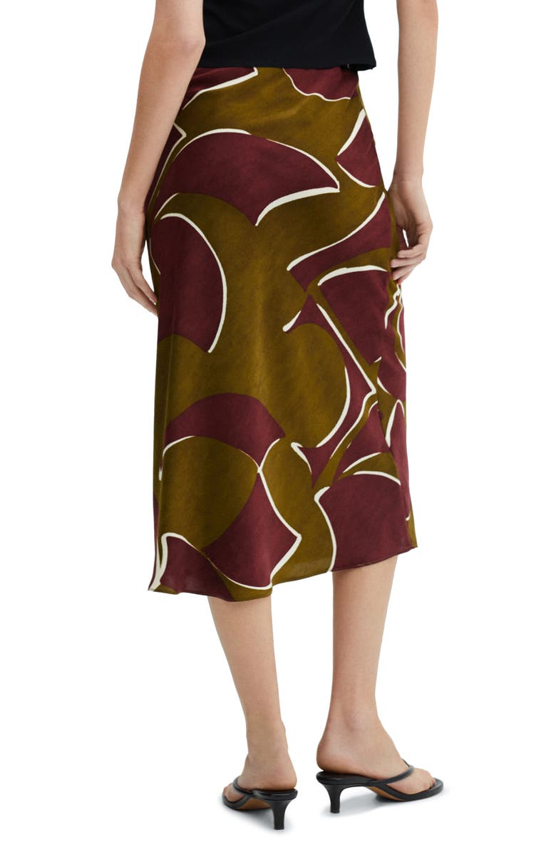 MANGO Print Midi Skirt, Alternate, color, 