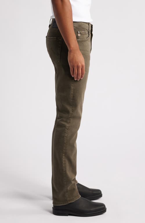 Ag Everett Slim Straight Leg Jeans In Brown