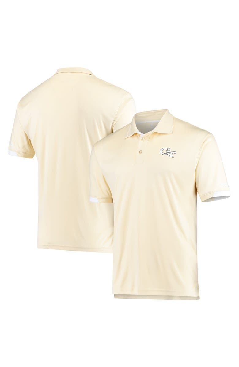 COLOSSEUM Men's Colosseum Gold Georgia Tech Yellow Jackets Santry Lightweight Polo, Alternate, color, Gold