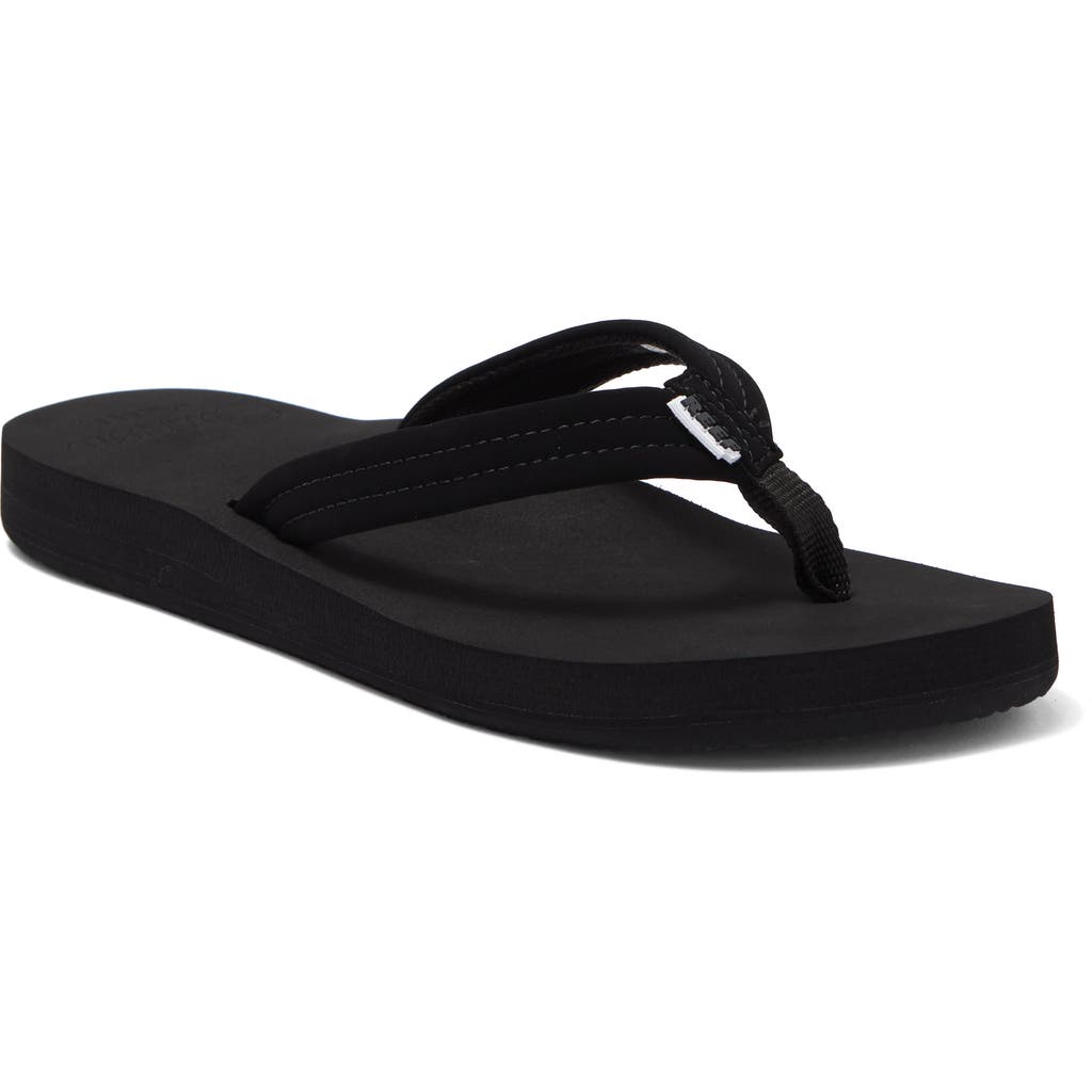 Reef Women's Cushion Breeze Flip-flops In Black/black
