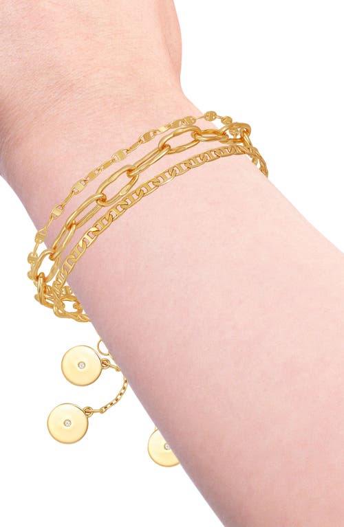 Vince Camuto Set Of 3 Chain Bracelets In Gold