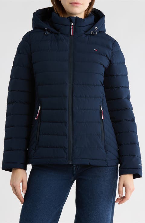 Stretch Water Resistant Quilted Jacket