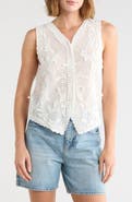 Forgotten Grace Embroidered Cotton Vest