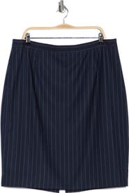 LK Bennett Bella Pin Stripe A-Line Skirt