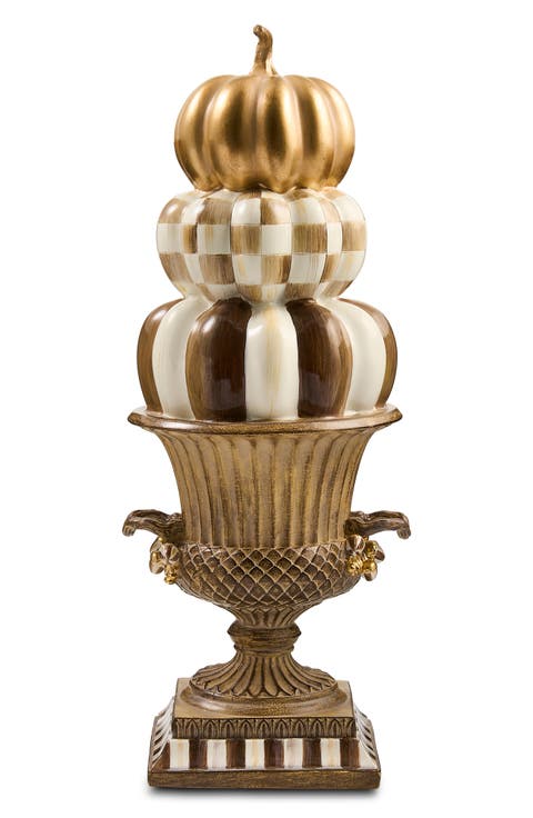 Stacked Pumpkins Tabletop Decoration