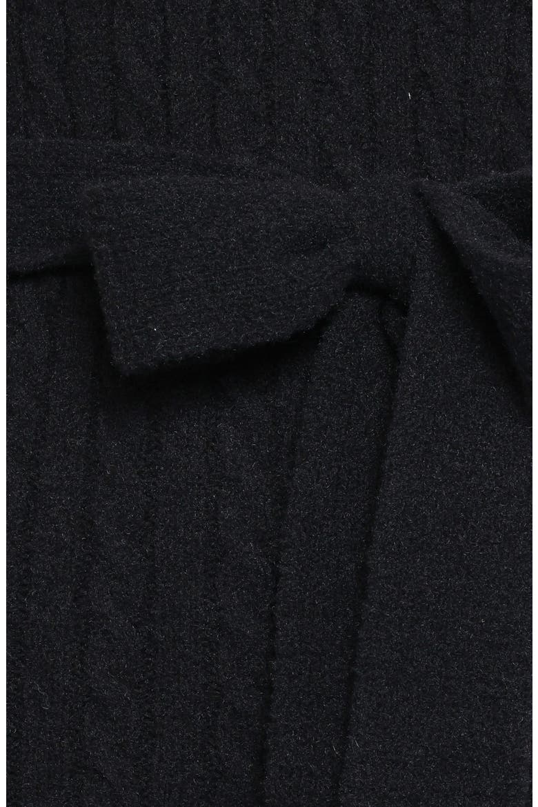 Wembley Sleeveless Midi Sweater Dress, Alternate, color, BLACK