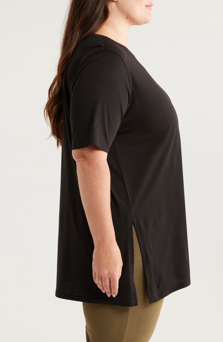 Eileen Fisher Crewneck Organic Cotton T-Shirt, Alternate, color,