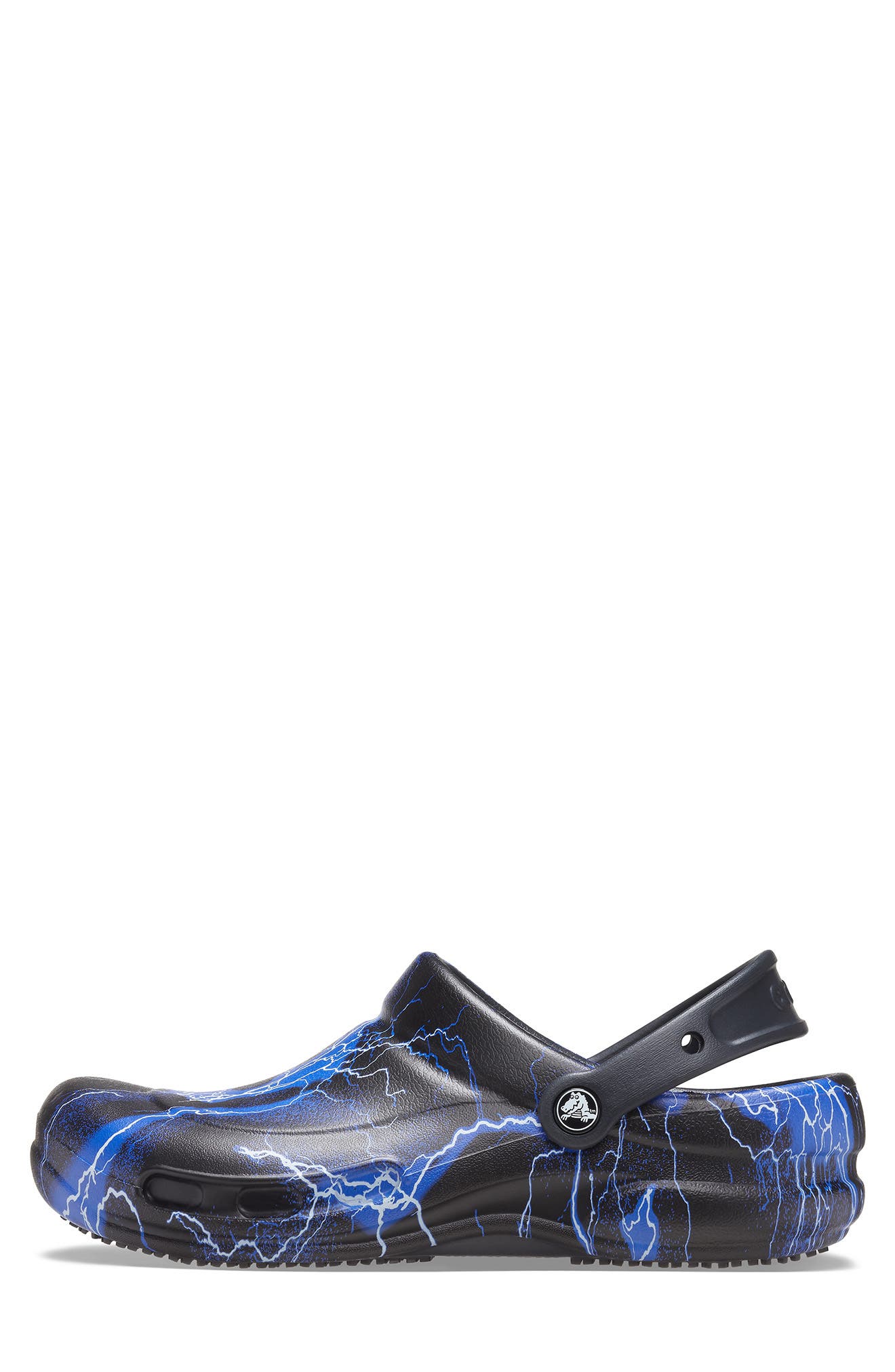 CROCS Bistro Graphic Clog, Alternate, color, Blk/Lnb