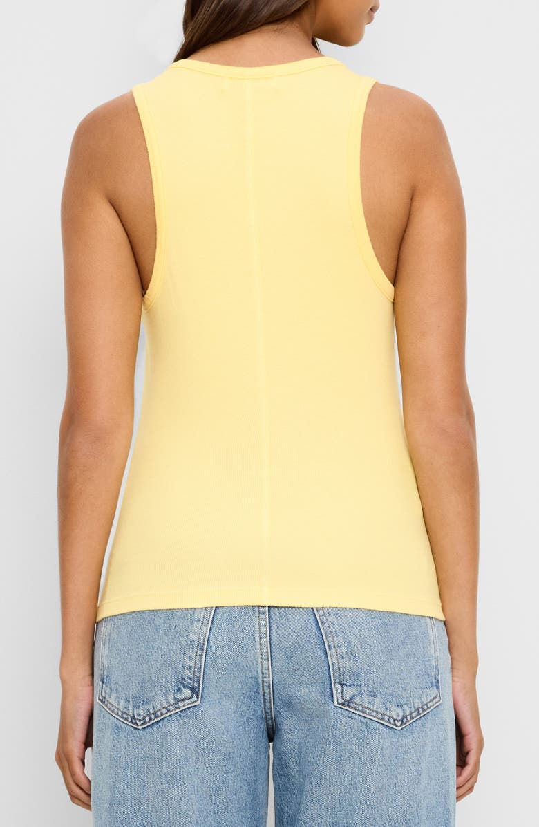 Michael Stars Ivara Racerback Rib Tank, Alternate, color, Macaw
