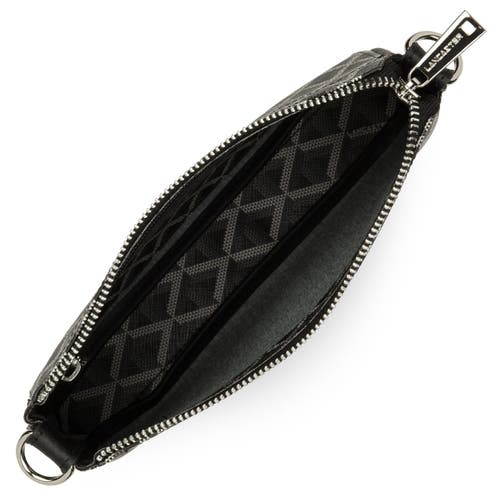 Lancaster Zipped Pouch S Ikon In Noir