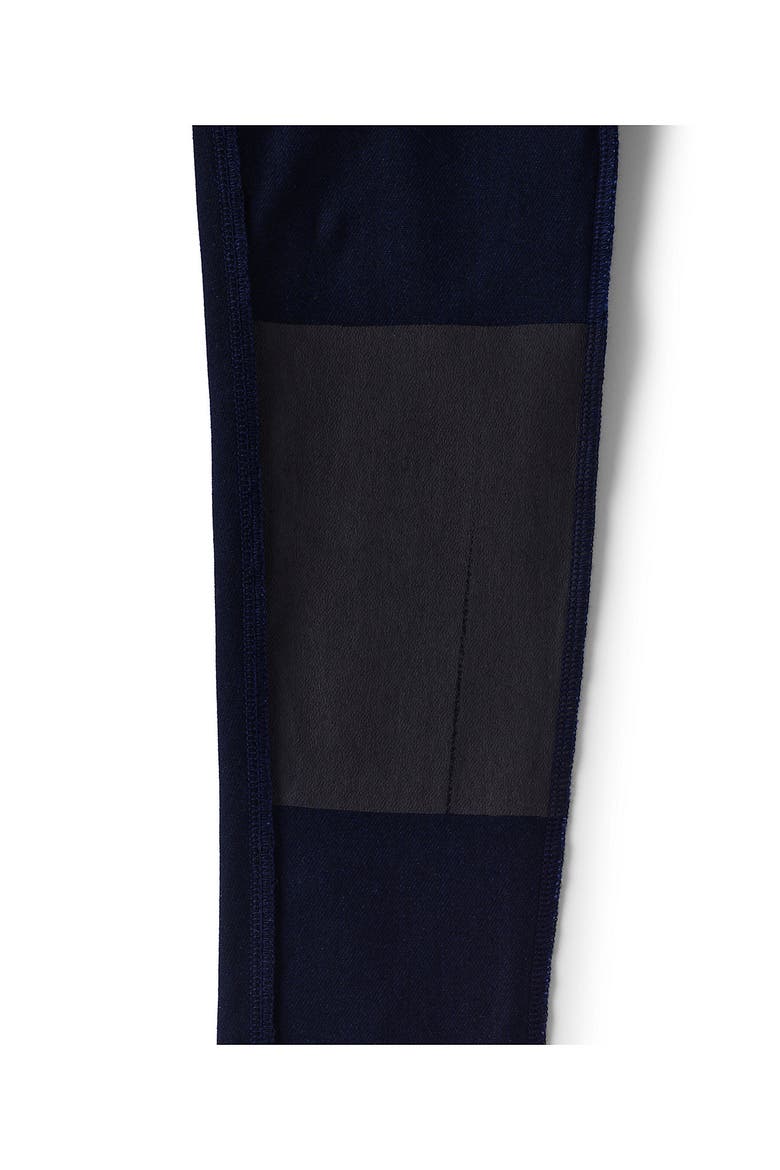 Girls Plus Iron Knee Denim Jeggings, Alternate, color, Dark Blue Rinse