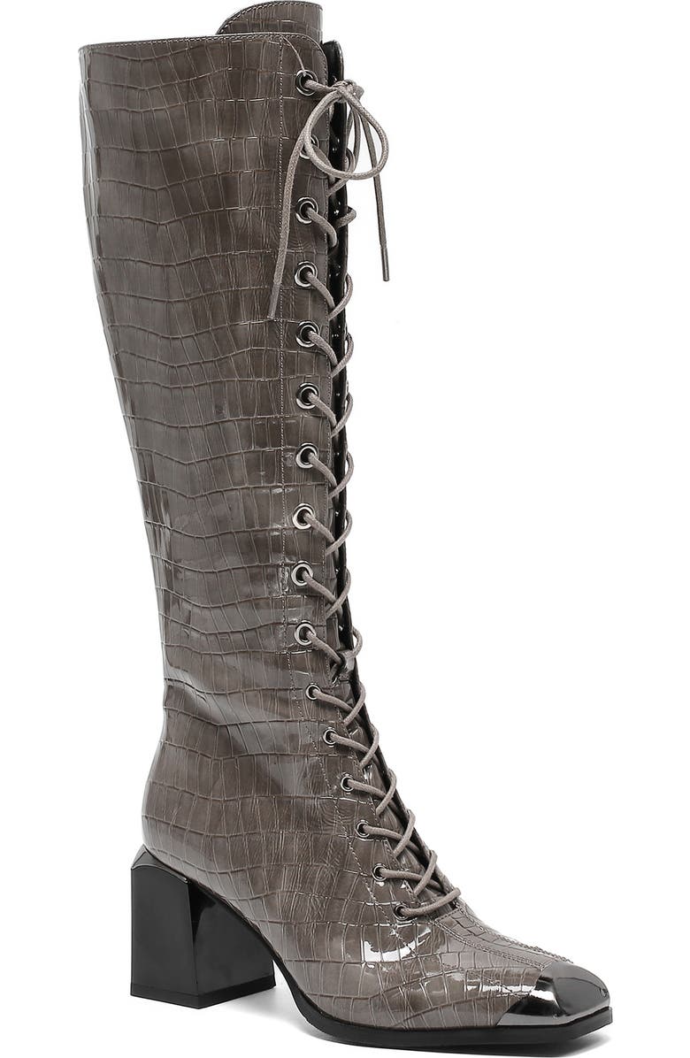 NINETY UNION Fuji Cap Toe Boot, Main, color, Grey