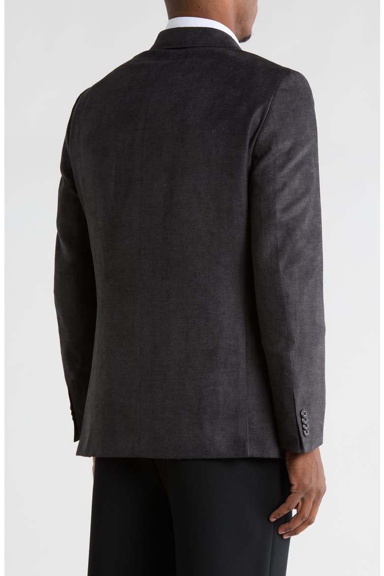 Notch Lapel Blazer, Alternate, color, BLACK