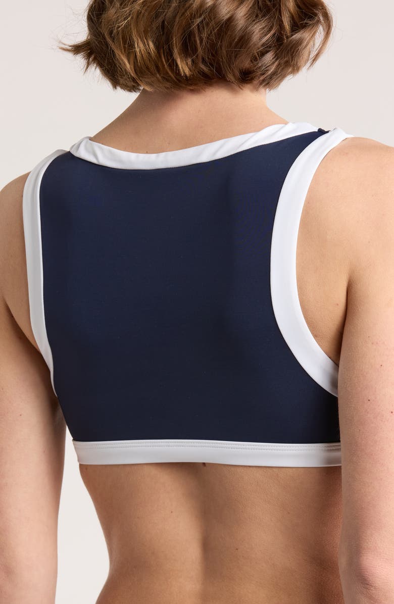 Onia Blake High Neck Bikini Top, Alternate, color, 