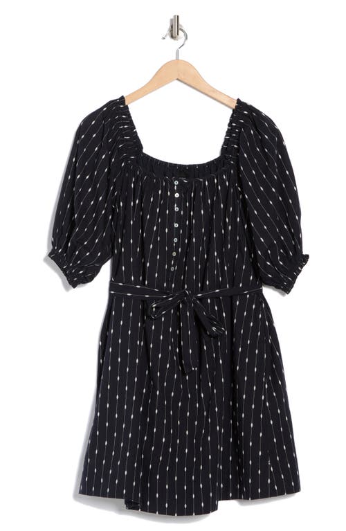 MOTHER MOTHER THE RUN WILD DOT LINE COTTON DRESS