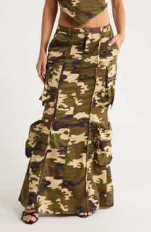 AFRM LOS ANGELES Cassie the Cargo Maxi Skirt