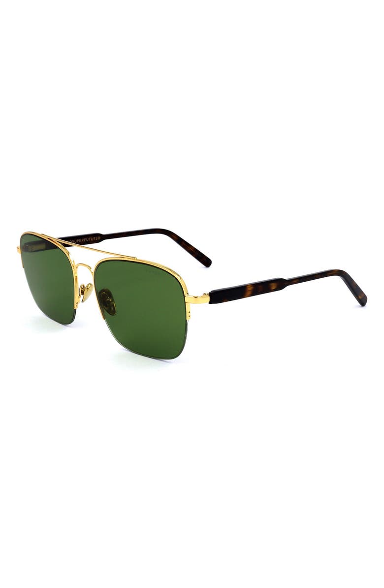 SUPER by RETROSUPERFUTURE<sup>®</sup> 53mm Aviator Sunglasses, Alternate, color, Gold