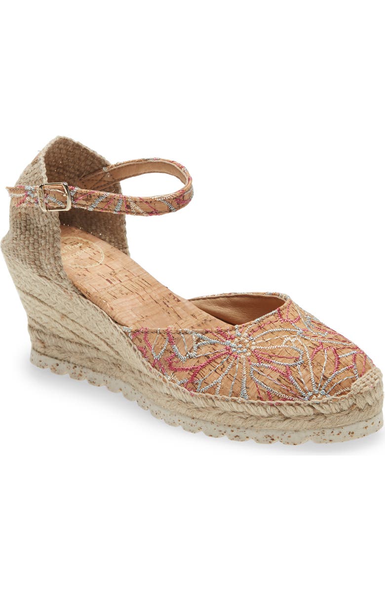 Toni Pons Corfu Ankle Strap Espadrille Wedge, Main, color,
