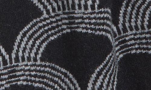 Nordstrom Print Wool & Cashmere Scarf In Gray
