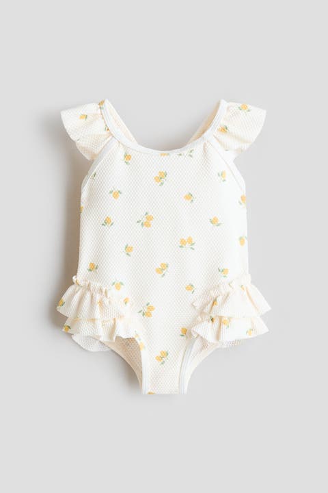 Flounce-trimmed Swimsuit