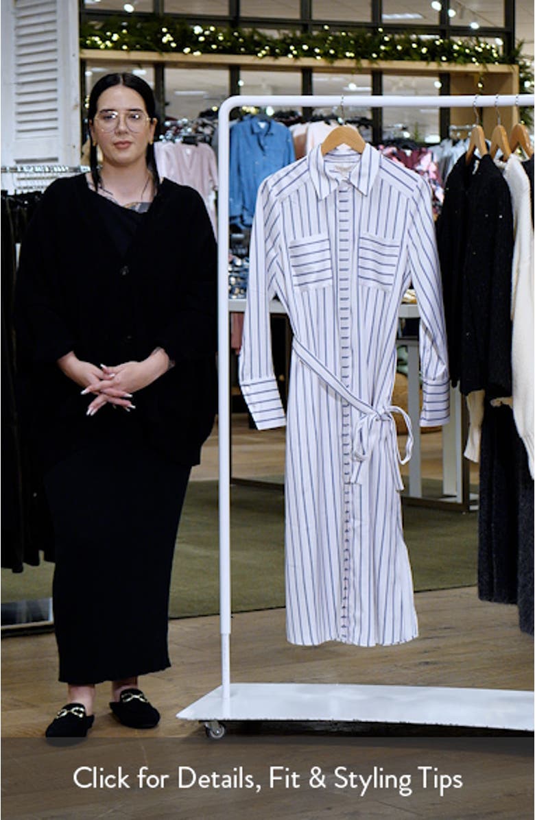 Miriam Long Sleeve Shirtdress, sales video thumbnail