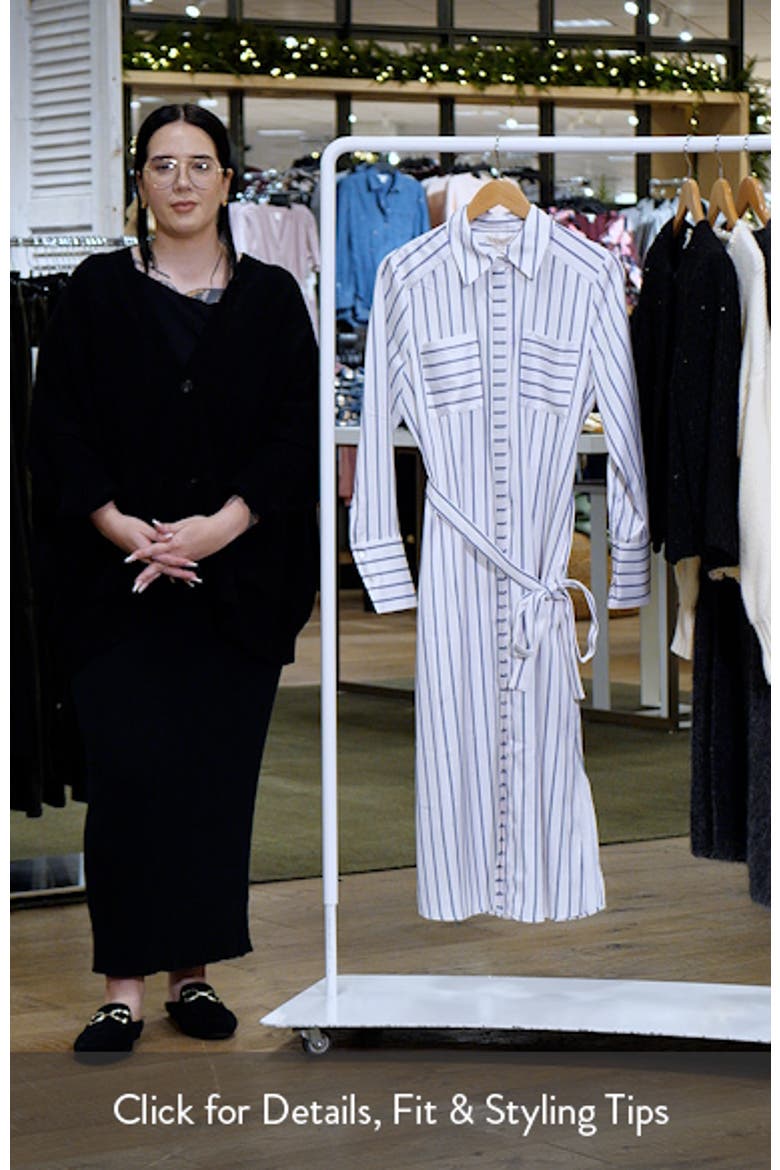 Miriam Long Sleeve Shirtdress video