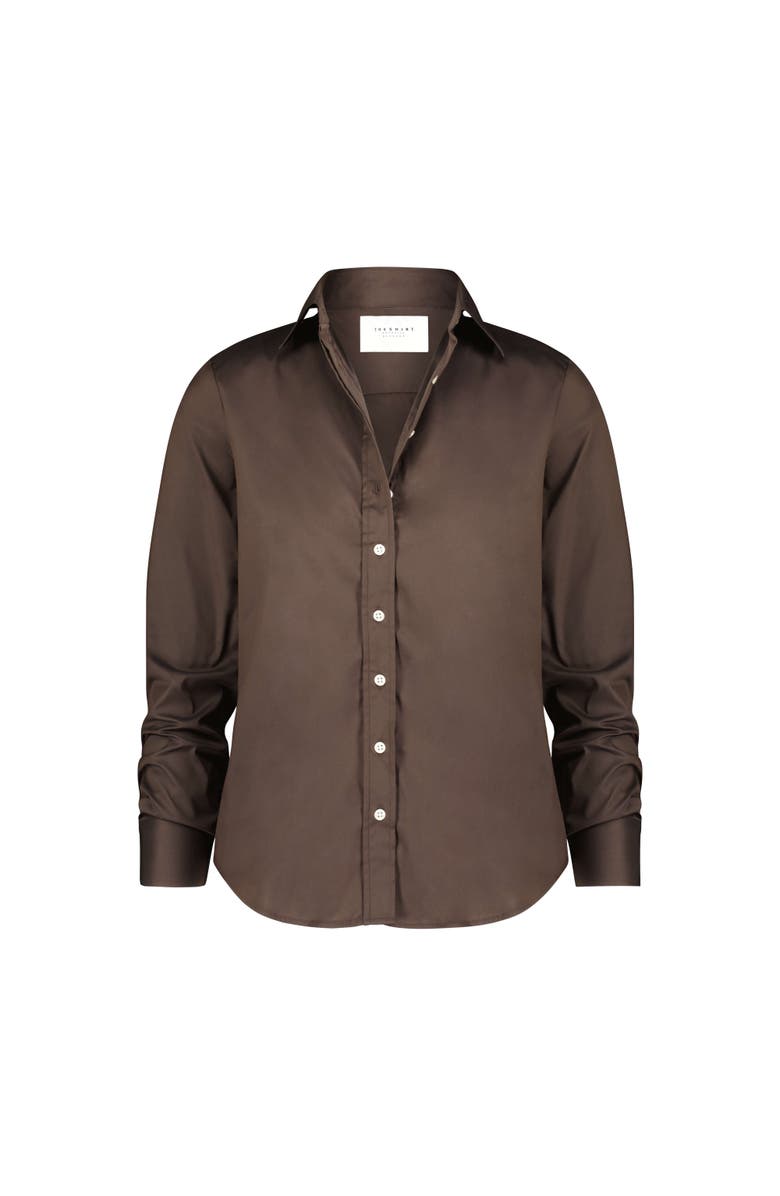 The Shirt by Rochelle Behrens The Icon Shirt, Alternate, color, Brown